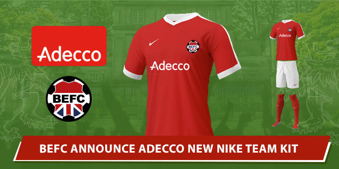 Oneerlijk Verandert in nikkel BEFC announce Adecco new Nike team kit | British Embassy Football Club,  Tokyo Japan (BEFC)