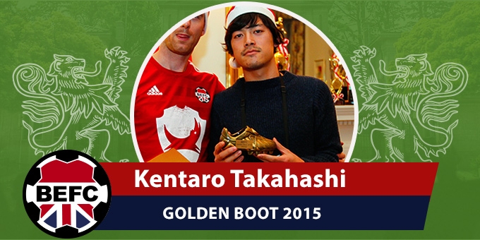 BEFC Golden Boot 2015 - Kentaro Takahashi