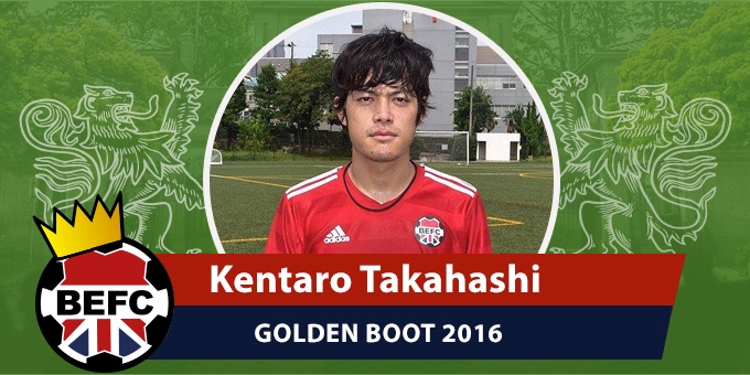 BEFC Golden Boot 2016 - Kentaro Takahashi