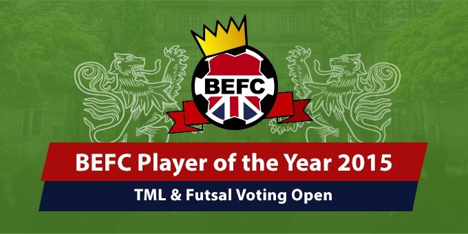 BEFC Player of the Year awards 2015 Voting