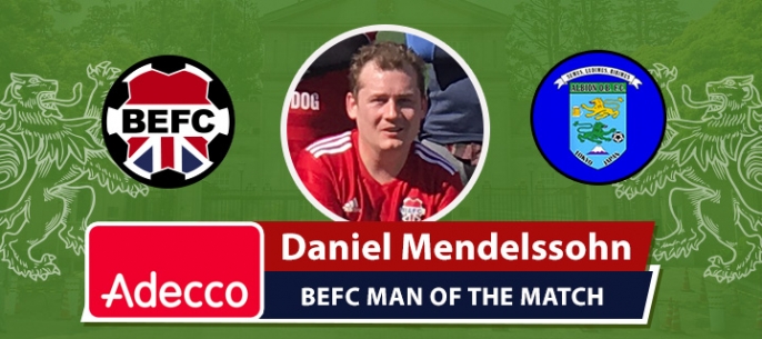 Adecco BEFC Man of the Match Award - Daniel Mendelssohn