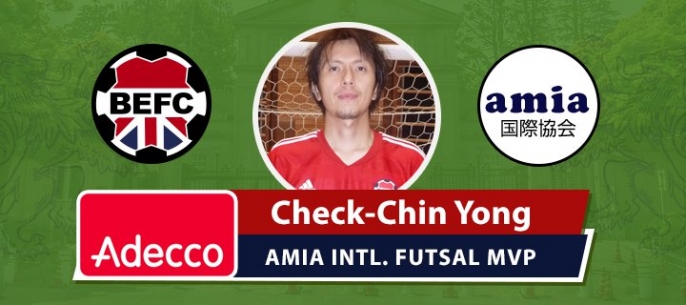 Adecco BEFC MVP Award - Check Chin Yong