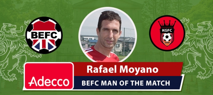 Adecco BEFC Man of the Match Award - Rafael Moyano