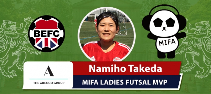 Adecco BEFC MIFA Ladies Futsal MVP - Namiho Takeda