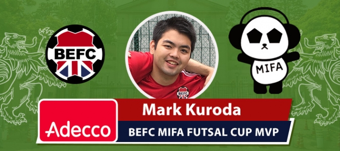 Adecco BEFC Man of the Match Award - Mark Kuroda