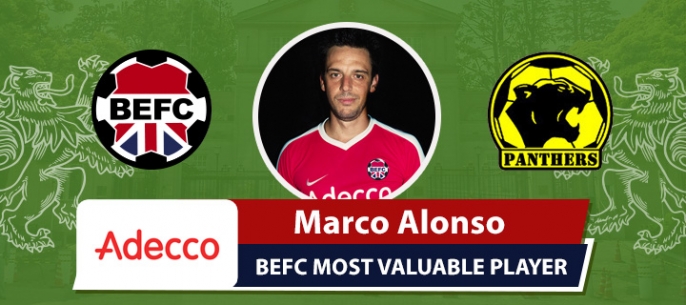 Adecco BEFC Most Valuable Player vs Panthers - Marco Alonso