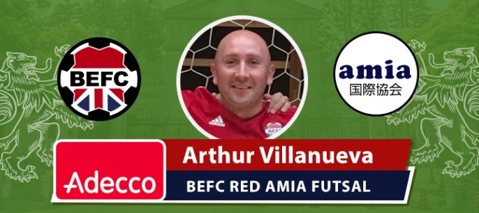 Adecco MVP AMIA Futsal 2016 BEFC Red - Arthur Villanueva