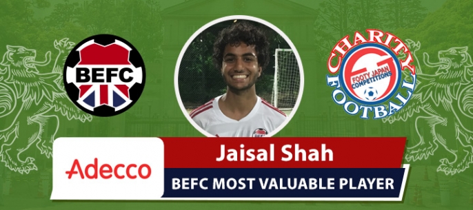 Adecco BEFC White MVP FCJ Charity 7s - Jaisal Shah