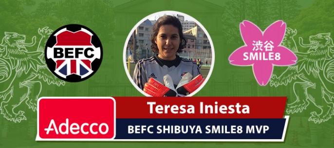Adecco BEFC MVP Award - Teresa Iniesta