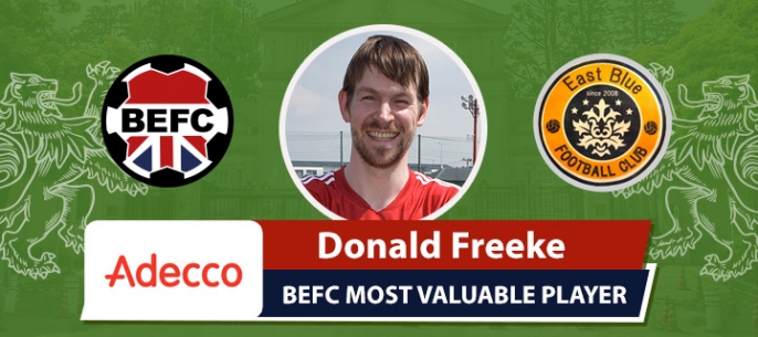 Adecco BEFC Most Valuable Player vs Club East Blue - Donald Freeke