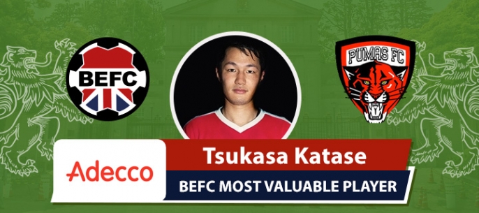 Adecco BEFC Most Valuable Player - Tsukasa Katase