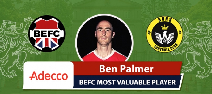 Adecco BEFC Most Valuable Player vs SUNS - Ben Palmer