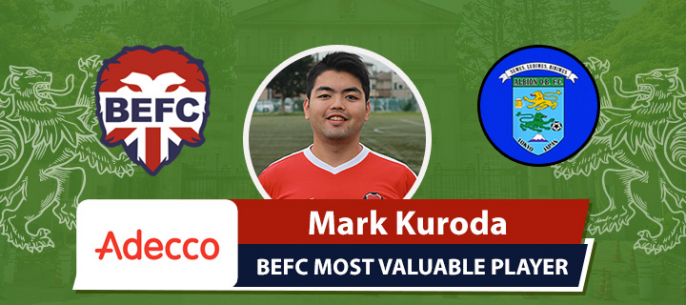 Adecco BEFC MVP vs Albion Old Boys - Mark Kuroda