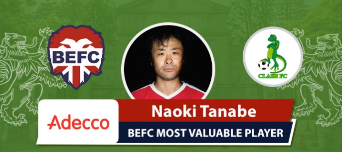 Adecco BEFC Most Valuable Player vs Clash - Naoki Tanabe