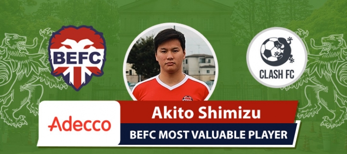 Adecco BEFC MVP vs Clash - Akito Shimizu