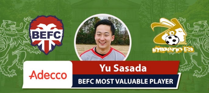 Adecco BEFC Most Valuable Player vs Imperio - Yu Sasada