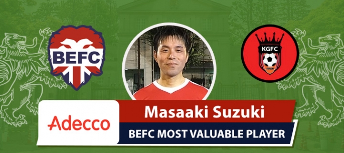Adecco BEFC MVP vs King George - Masaaki Suzuki