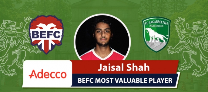 Adecco BEFC Most Valuable Player vs FC Sagamatha - Jaisal Shah