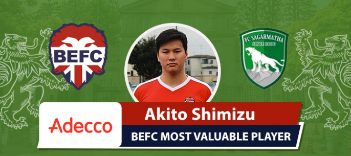 Adecco MVP BEFC Lions vs Sagarmatha - Akito Shimizu