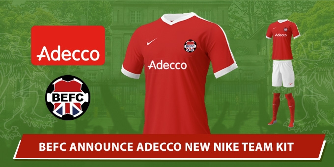 BEFC x Adecco and Nike Japan new 2017 Team Kit