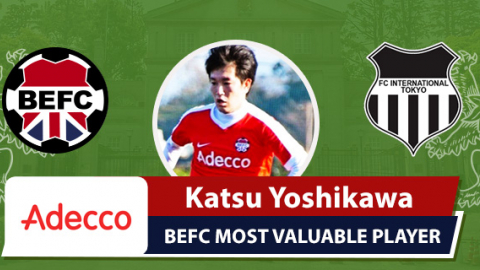 Adecco BEFC MVP vs FC International - Katsuhiko Yoshikawa