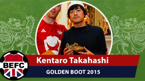 BEFC Golden Boot 2015 - Kentaro Takahashi