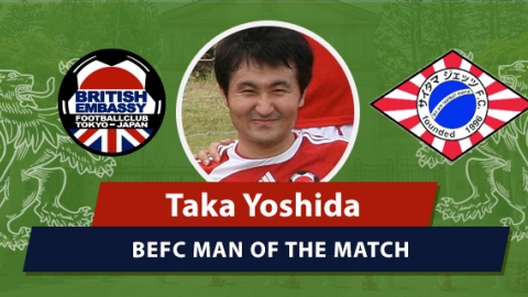 BEFC vs Jets - MOM Taka Yoshida