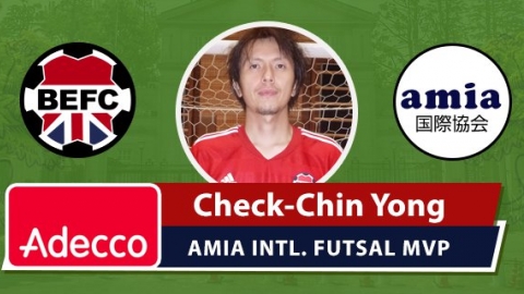 Adecco BEFC MVP Award - Check Chin Yong