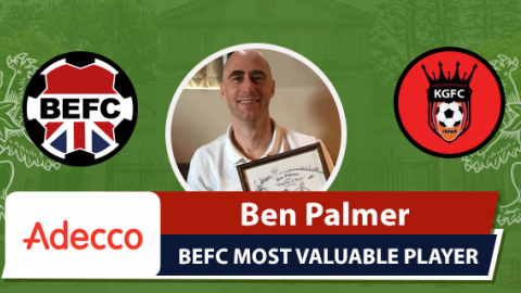 Adecco BEFC MVP vs King George - Ben Palmer