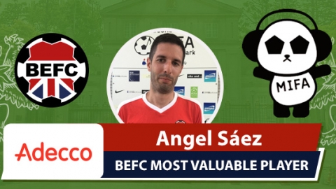 Adecco BEFC MVP MIFA Futsal Competition - Angel Sáez