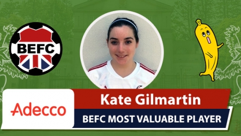 Adecco MVP BEFC vs Tokyo Banana - Kate Gilmartin