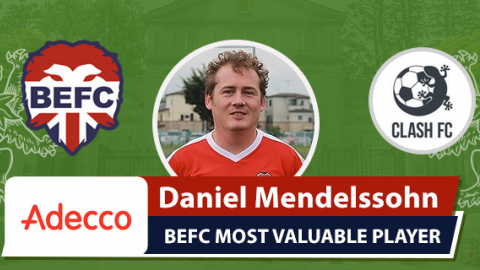 Adecco BEFC MVP vs Clash FC - Daniel Mendelssohn