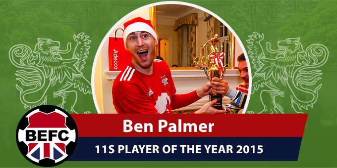 BEFC Player of the Year 2015 - Ben Palmer