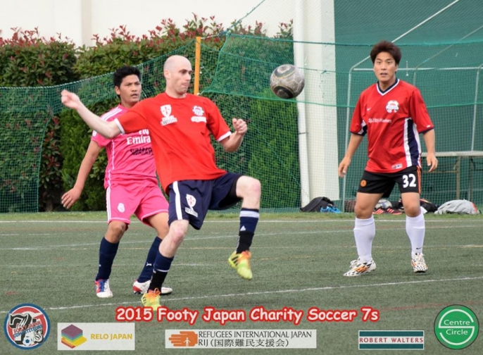 Jyung's looking surprised - Footy Competitions Japan Charity Soccer 7s 2015