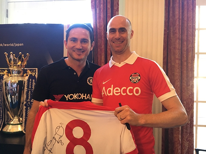 BEFC meets Frank Lampard in Tokyo, Japan