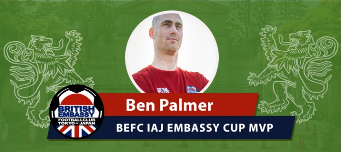 BEFC IAJ Embassy CUP MVP - Ben Palmer