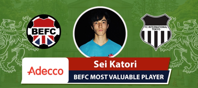 Adecco BEFC Most Valuable Player vs FC International - Sei Katori