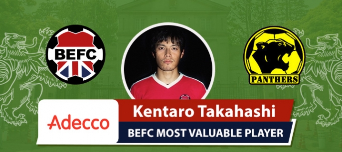 Adecco BEFC Most Valuable Player vs Panthers - Kentaro Takahashi