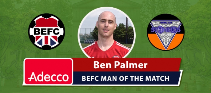 Adecco BEFC Man of the Match Award - Ben Palmer
