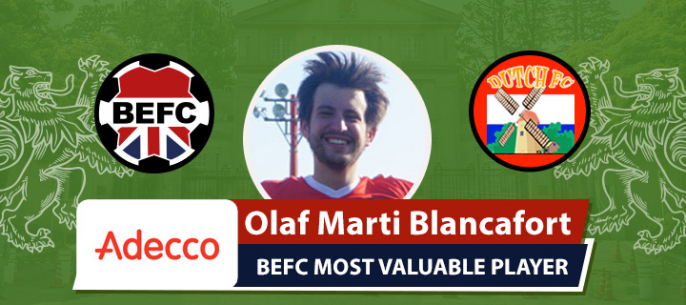 Adecco BEFC MVP vs Dutch FC - Olaf Marti Blancafort