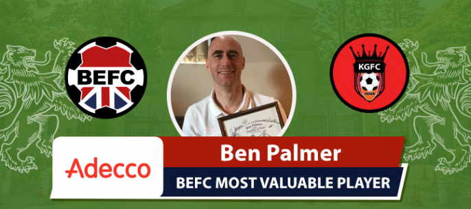 Adecco BEFC MVP vs King George - Ben Palmer