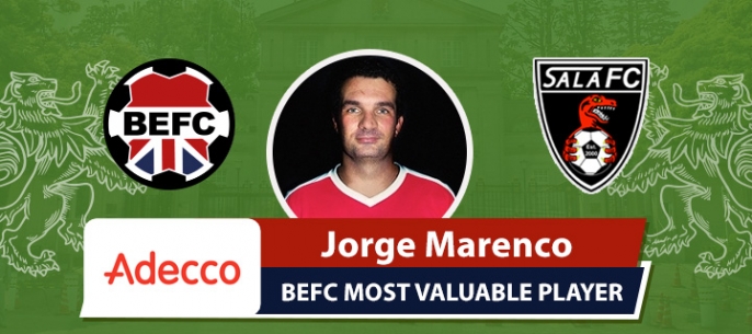 Adecco BEFC MVP vs Sala FC - Jorge Marenco
