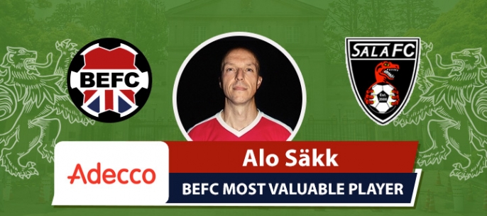 Adecco BEFC Most Valuable Player vs Sala - Alo Säkk