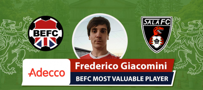 Adecco BEFC MVP vs Sala FC - Frederico Giacomini