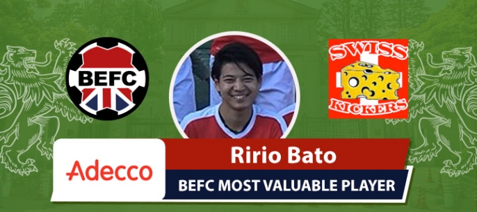 Adecco MVP BEFC vs Swiss Kickers - Ririo Bato