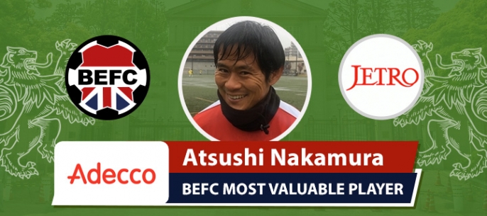 Adecco BEFC Most Valuable Player vs JETRO - Atsushi Nakamura