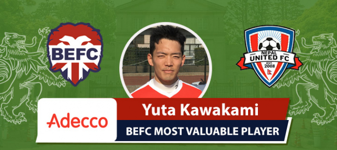 Adecco BEFC MVP vs Nepal - Yuta Kawakami