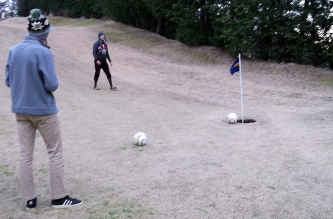 BEFC Footgolf - Ball into the hole