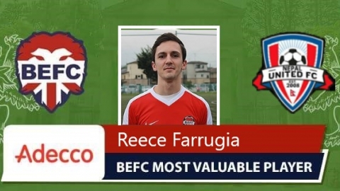 Reece Farrugia MVP vs Nepal United