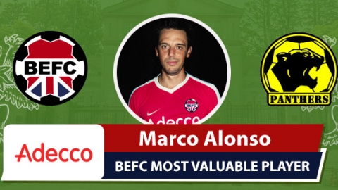 Adecco BEFC Most Valuable Player vs Panthers - Marco Alonso
